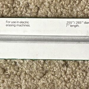 New Old Stock Faber Castell Machine Eraser 7” Green #75  12 In Open Box #75216